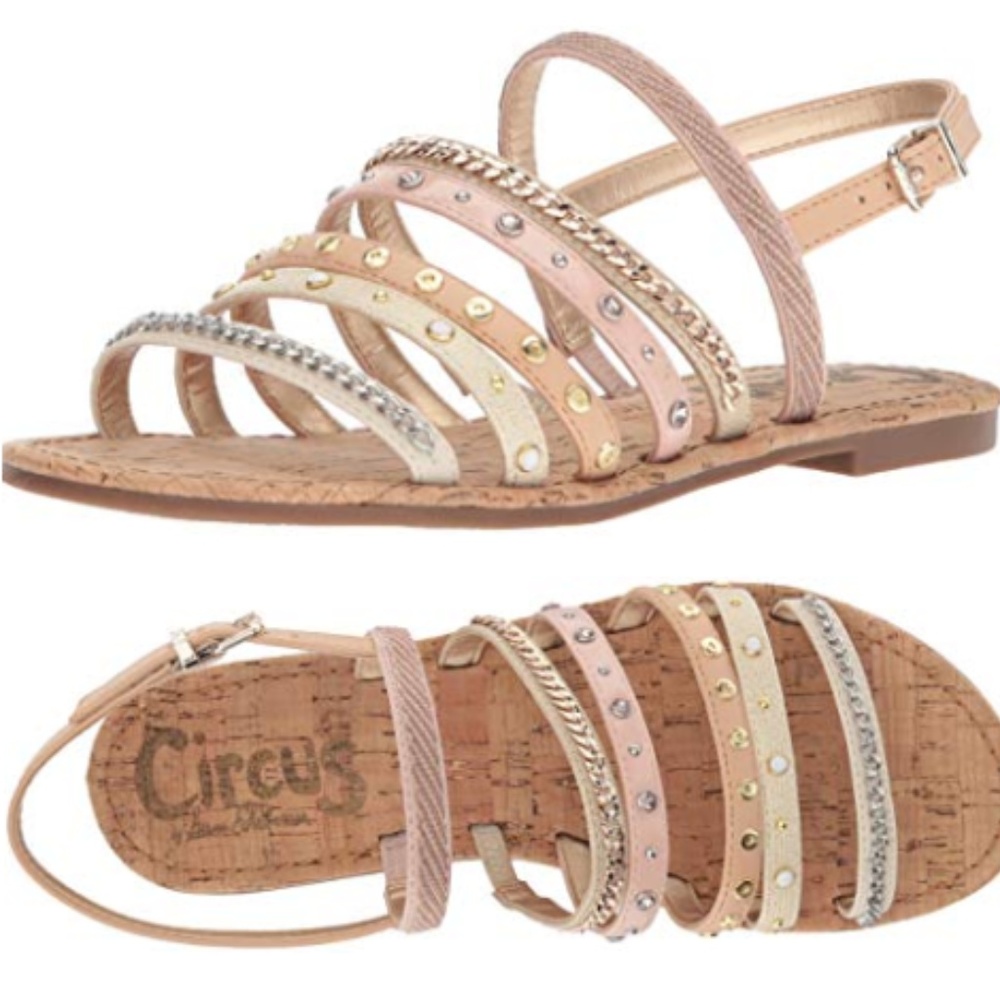 Sam Edelman Women's BEV Slingback Flat Sandal Gold